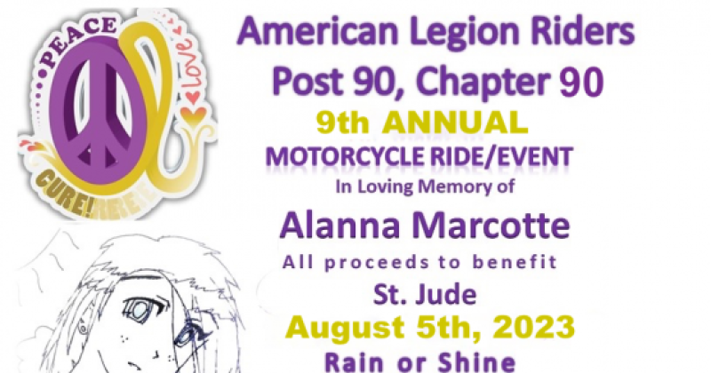 9th Annual In Loving Memory of Alanna Marcotte Ride/Event!
