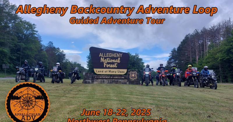 Allegheny Backcountry Adventure Loop Guided ADV Tour