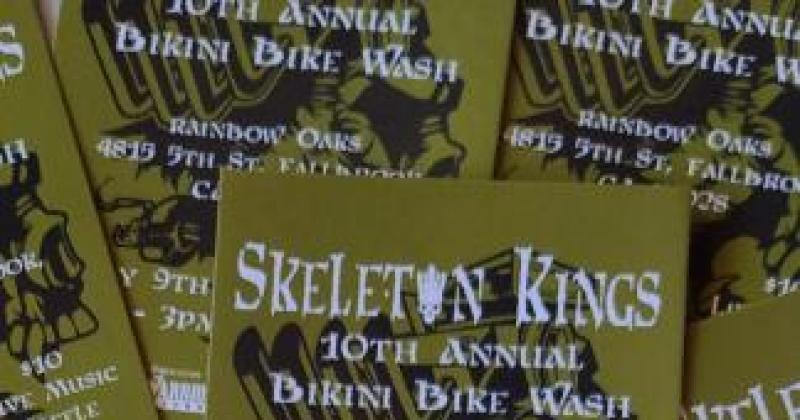 Skeleton Kings Mc Bikini Bike Wash
