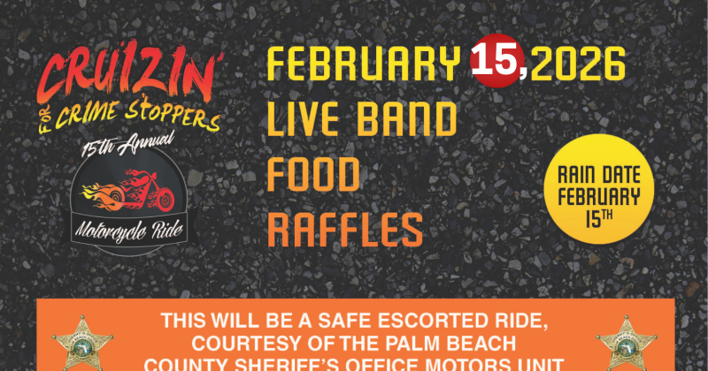 15th Annual Cruizin' for Crime Stoppers Motorcycle Ride