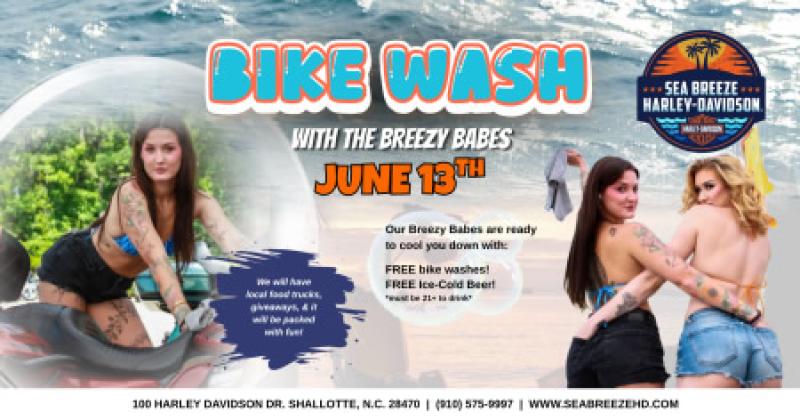 Breezy Babes Bikini Bike Wash