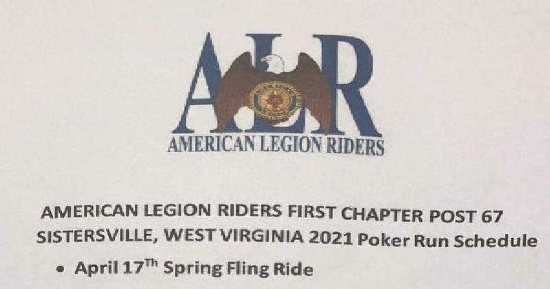 American legion riders post 67 2021 Poker Runs