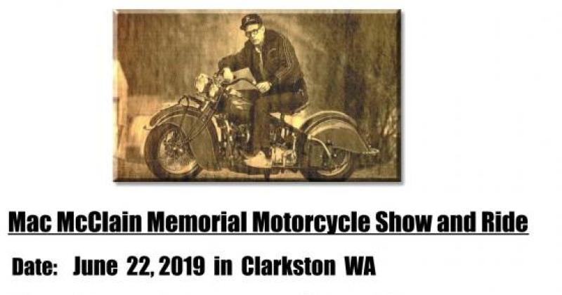 Mac McClain Memorial Motorcycle Show and Ride