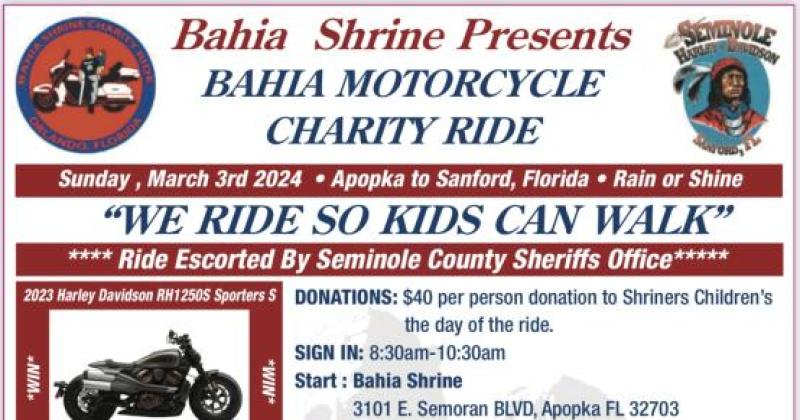 BAHIA Motorcycle Charity Ride
