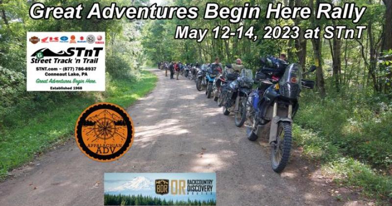 Great Adventures Begin Here Rally