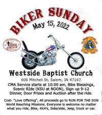 Biker Sunday-Bike Blessing for Run for the Son