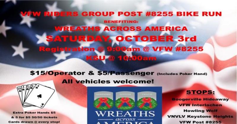 Wreaths Across America Poker Run