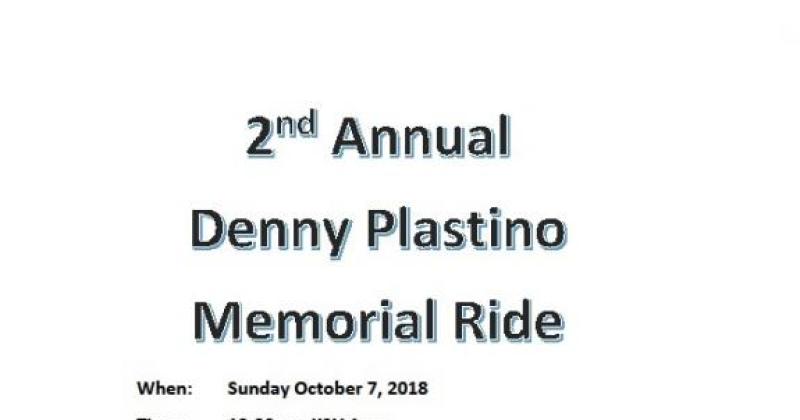 2nd Annual Denny Plastino Memorial Ride