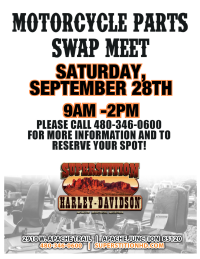 Motorcycle Swap Meet @ SHD w/ Free Lunch 