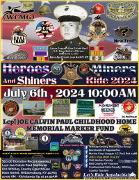 WCMG/BOA Lcpl Joe C Paul Heroes, Miners, and Shiners Ride 2024!