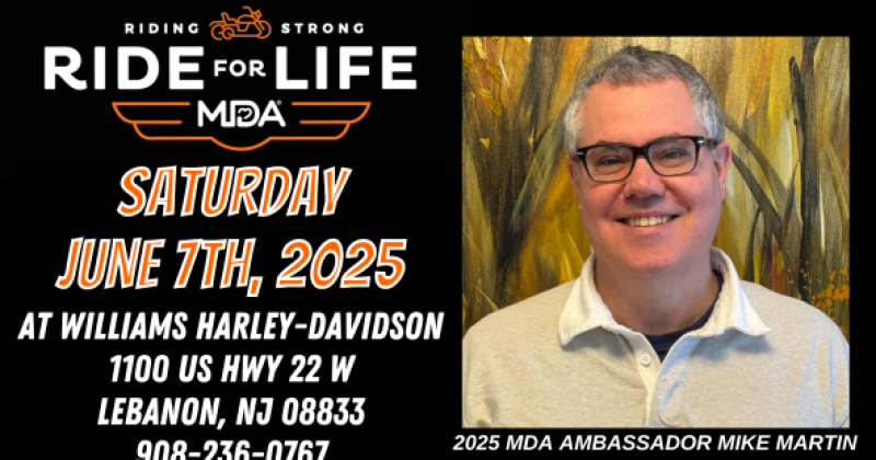 WILLIAMS HARLEY-DAVIDSON MDA RIDE FOR LIFE (New Date)