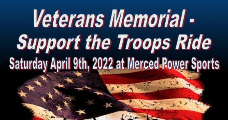 Veterans Memorial – Support the Troops Ride