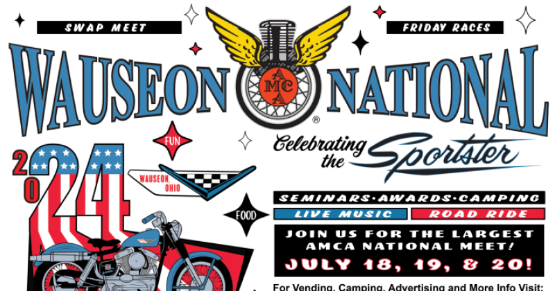 Wauseon National Antique Motorcycle Swap Meet & Races