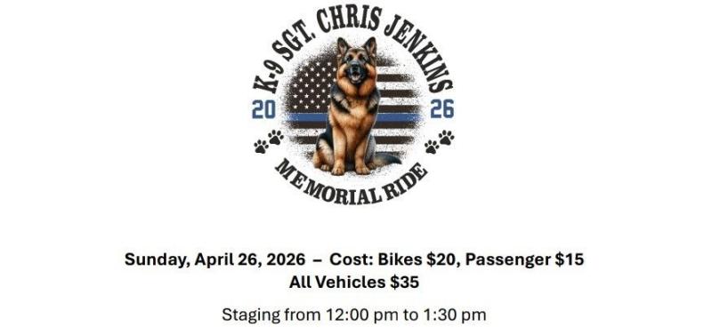 K9 Sergeant Chris Jenkins Memorial Ride