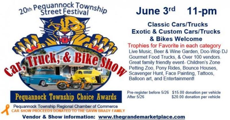 Pequannock Street Fest & Car, Truck & Bike Show