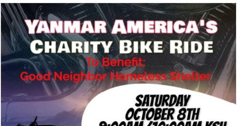 Yanmar Americas 1st Benefit Ride for Good Neighbor Homeless Shelter