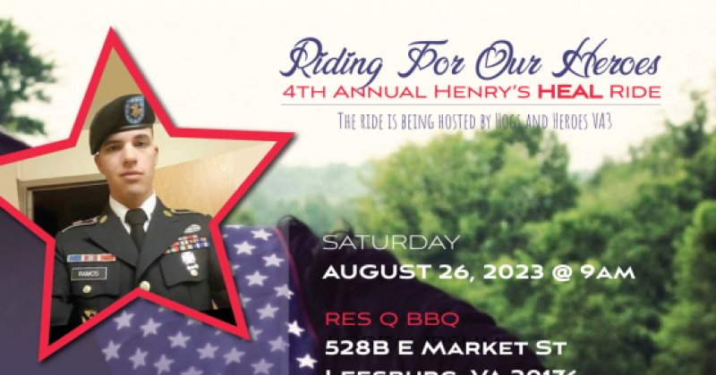Riding For Our Heroes - 4th Annual Henry's Heal Ride