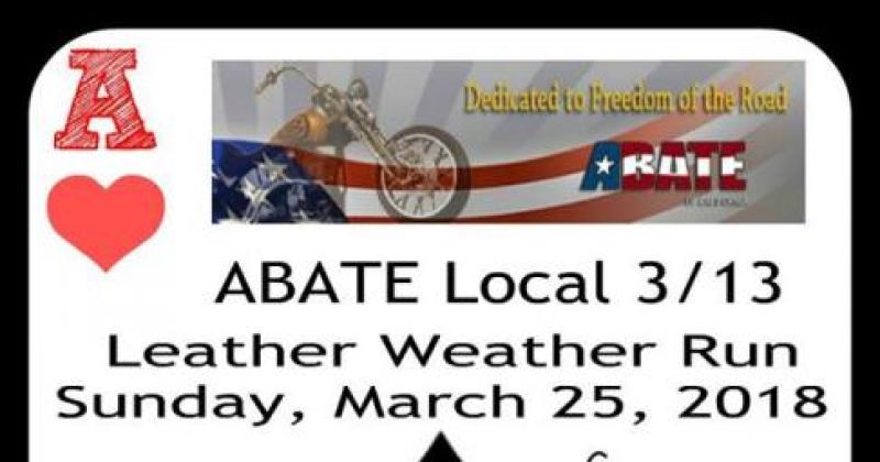 Leather Weather Poker Run