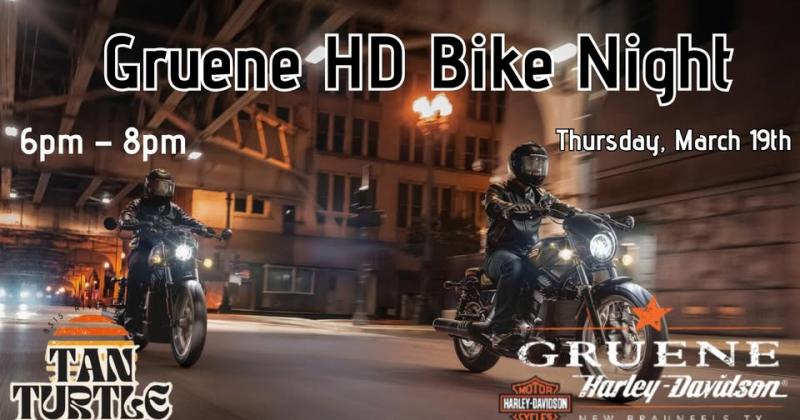 Gruene HD Bike Night at The Tan Turtle Tavern