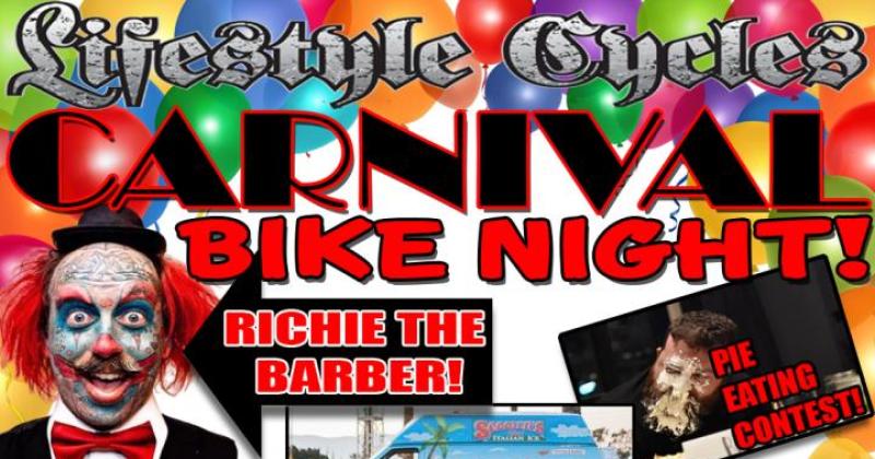 Lifestyle Cycles Carnival Bike Night