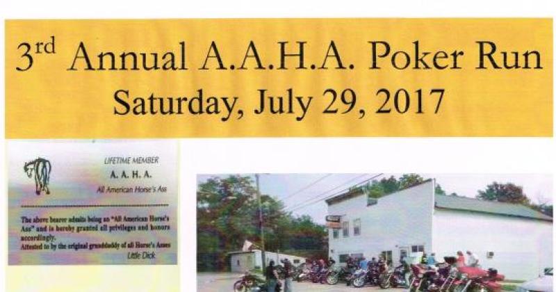 3rd Annual A.A.H.A. Poker Run