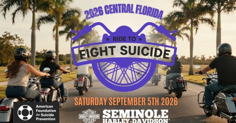 Central Florida Motorcycle Ride To Fight Suicide