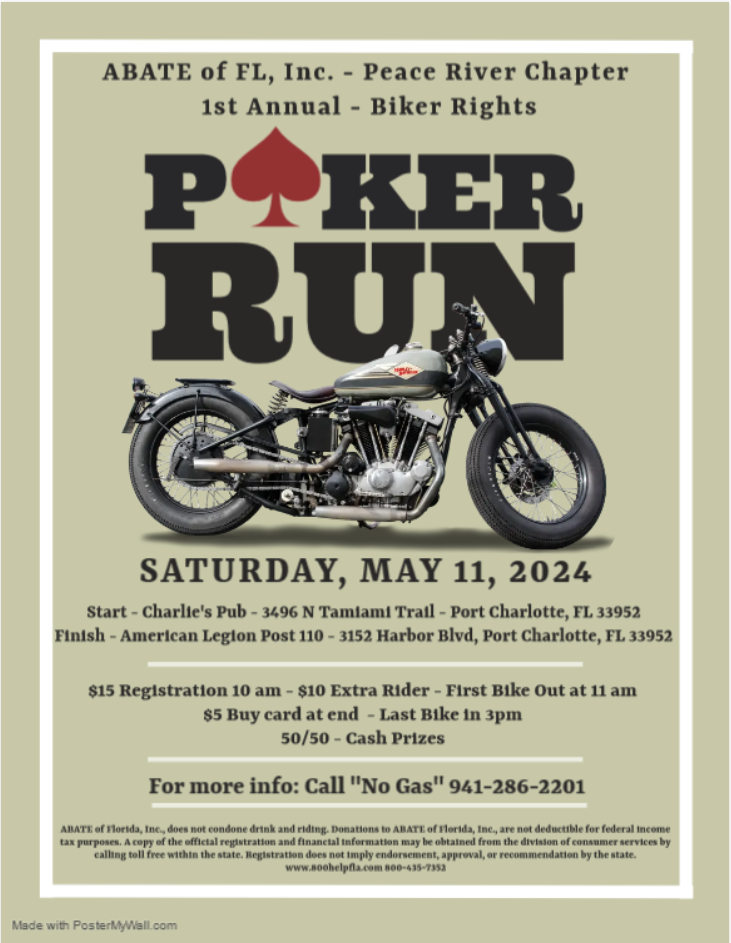 Biker Rights Poker Run