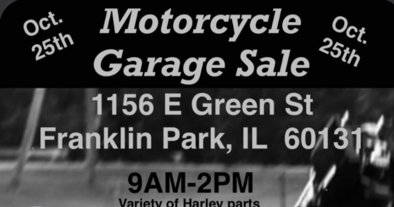 Motorcycle Garage Sale