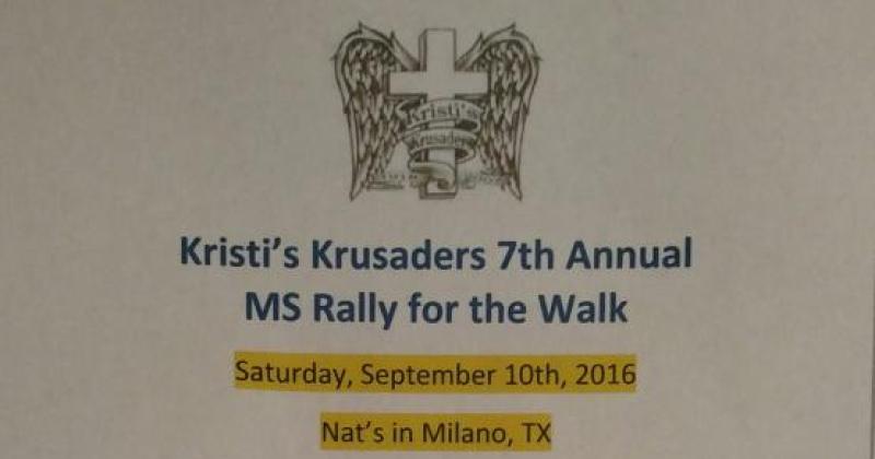 Kristi's Krusaders 7th Annual MS Rally for the Walk Motorcycle Ride