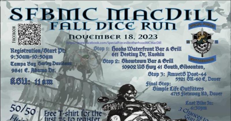 Special Forces Brotherhood MC 2023 Fall Dice Run