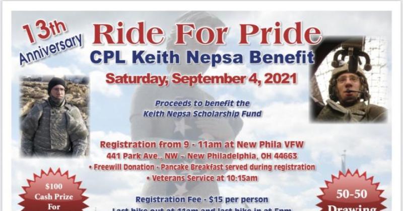 13th Annual Ride For Pride CPL Keith Nepsa Memorial Poker Run