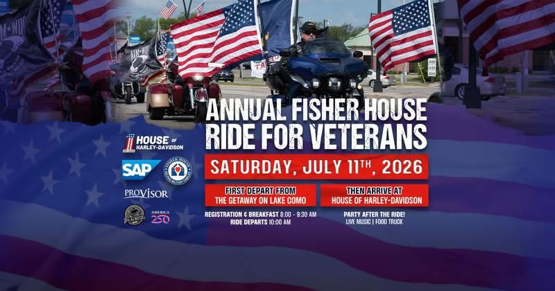 Annual Fisher House Ride for Veterans