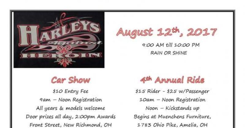 Harleys Against Heroin Motorcycle Ride/Car Show
