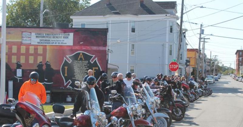 Lowell Firefighters Benefit Ride for Wounded Warrior Project