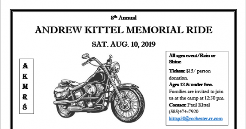 8th Annual Andrew Kittel Memorial Ride