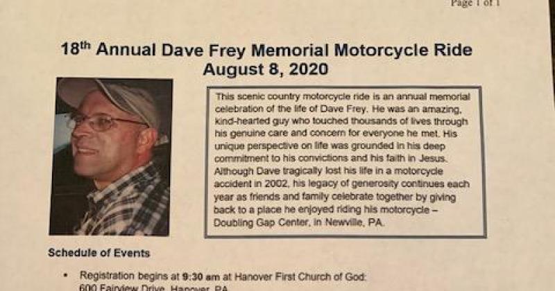 Dave Frey Annual Memorial Motorcycle Ride