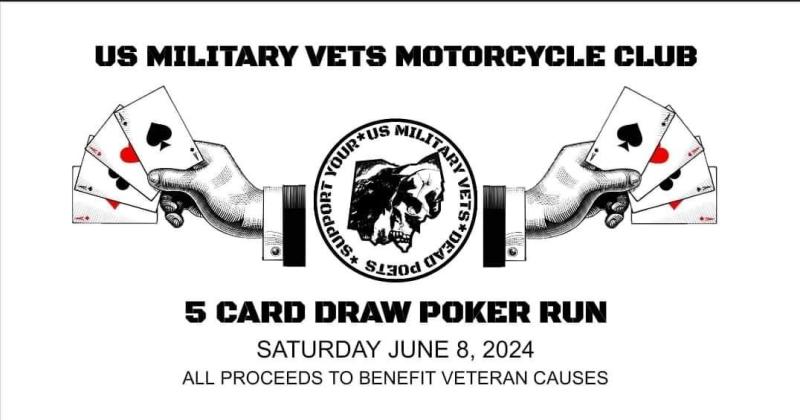 U.S. Military Vets MC – Dead Poets Poker Run