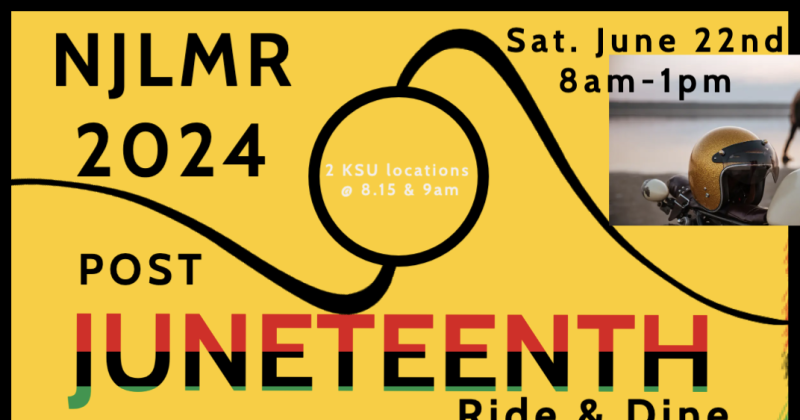 NJLMR Post Juneteenth Motorcycle Ride & Dine