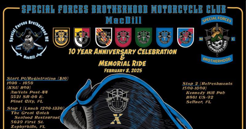 SFBMC MacDill  10 Year Anniversary Celebration & Memorial Ride