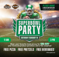 Superbowl Pregame Party