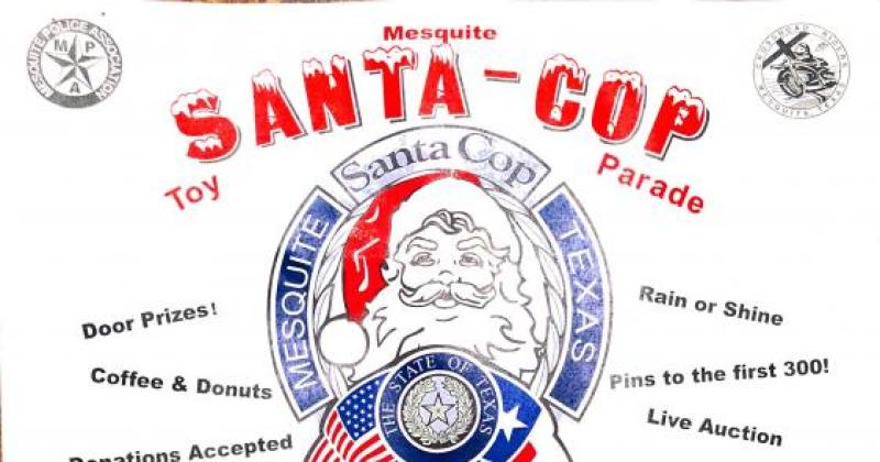Mesquite Santa-Cop Toy Parade