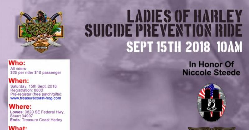 Ladies of Harley Suicide Prevention Ride