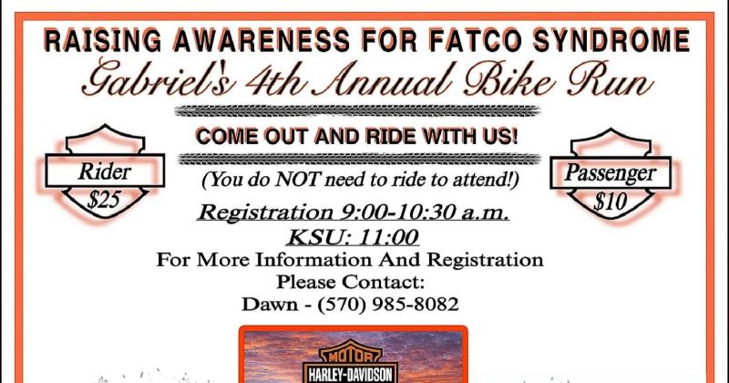 Gabriel's 4th Annual FATCO Syndrome Awareness Benefit Ru