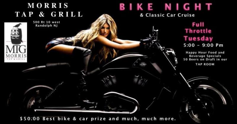 Morris Tap and Grill Bike Night Every Tuesday
