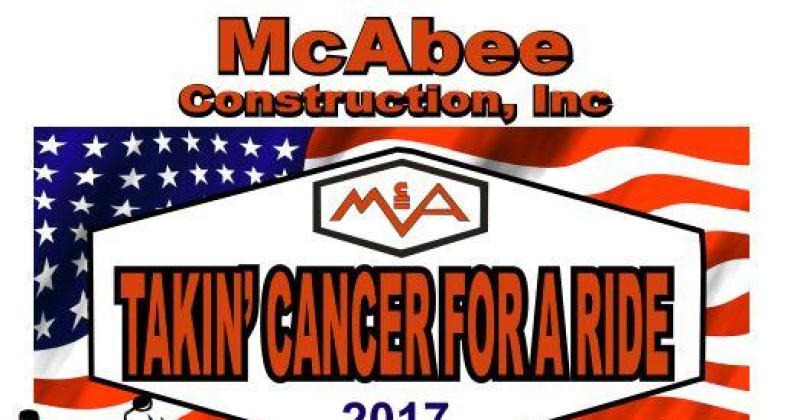 McAbee Construction Takin' Cancer for a Ride