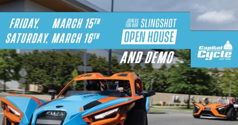 Slingshot OPEN HOUSE and DEMO at Capitol Cycle
