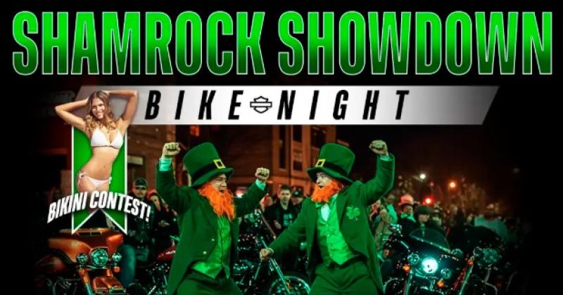 Shamrock Showdown Bike Night + Bikini Contest