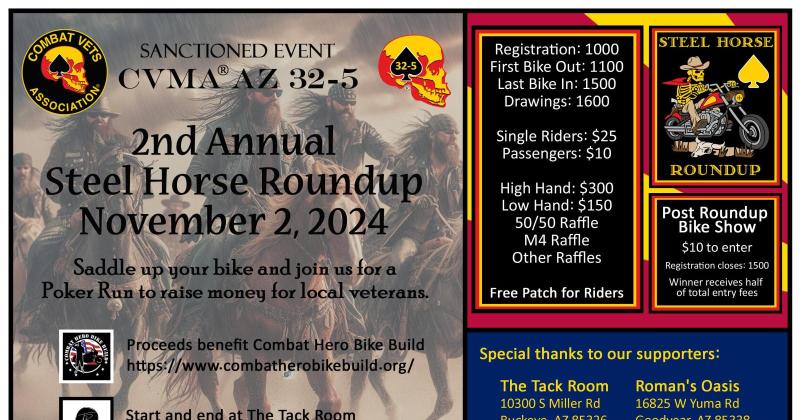 Combat Veterans Motorcycle Association Steel Horse Roundup