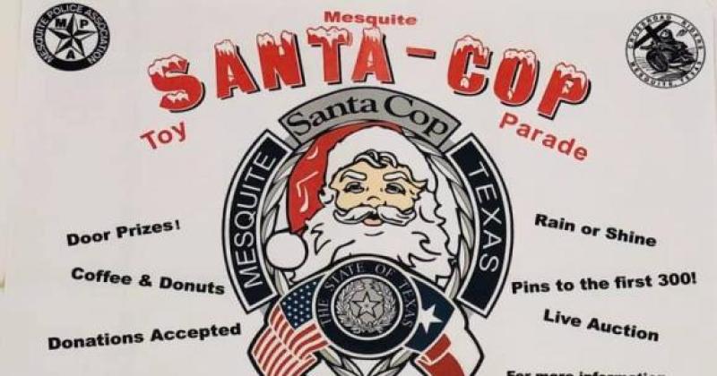 Mesquite Santa-Cop Toy Parade