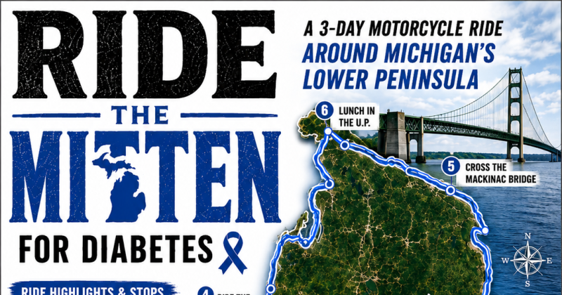RIDE THE MITTEN FOR TYPE 1 DIABETES 